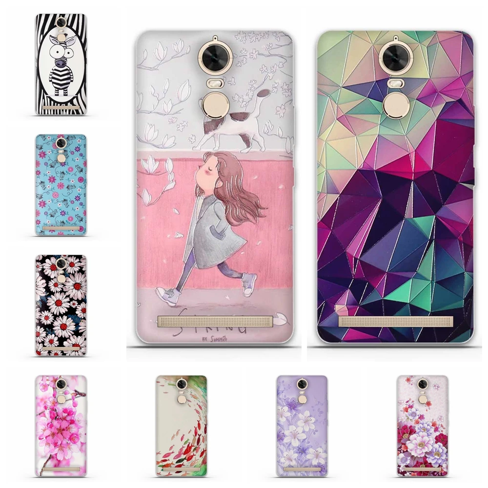 

Phone Case For Lenovo K5 Note Case 5.5 Inch Soft Silicone TPU Fashion Pattern Painting Back fundas For Lenovo Vibe K5 Note Cover