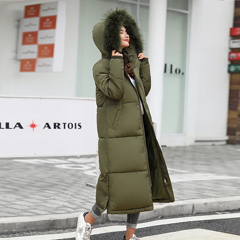 Winter Jacket Women 2018 Middle Long Cotton padded Jackets