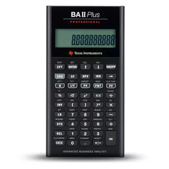 2018 Ti Baii Plus Professional Cfa 10 Digits Led Calculatrice 2018 Ti Baii Plus Professional Cfa 10 Digits Led Calculatrice Calculadora Financial Calculations Students Calculator