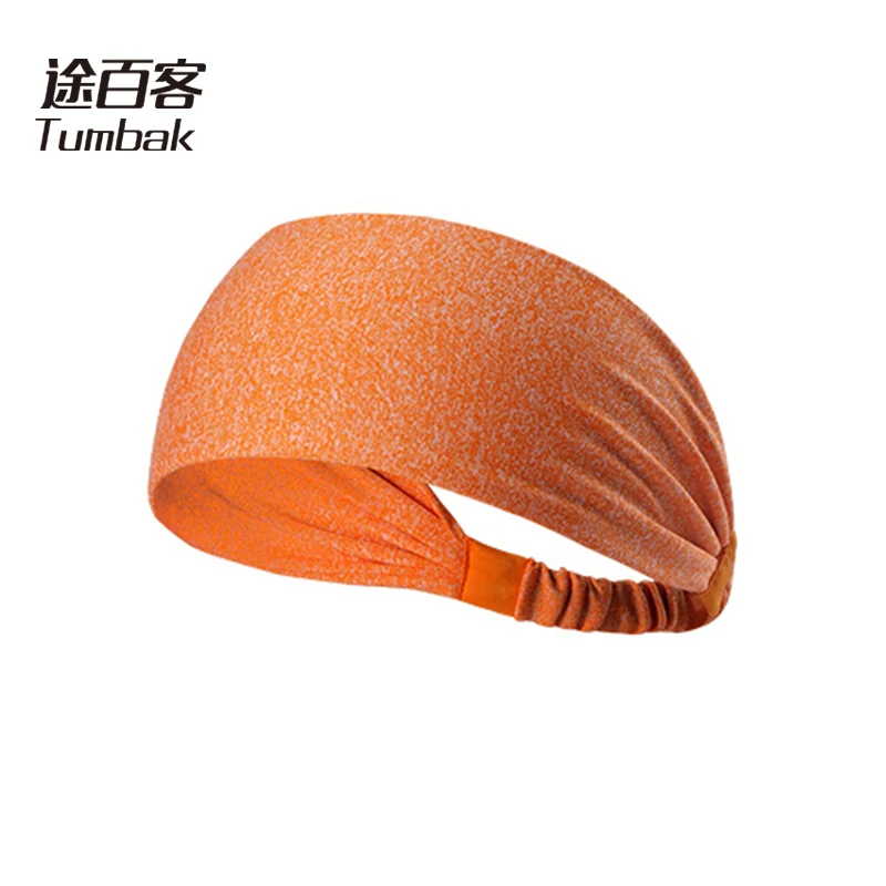 TUMBAK Elastic Sport Headband Outdoor Wide Hair Bands Yoga Headbands