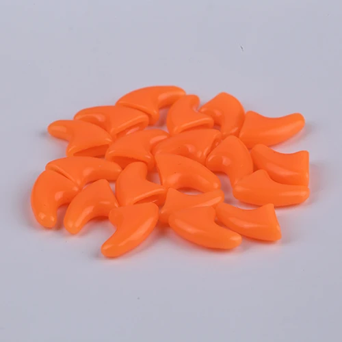Buy 100Pcs Colorful Soft Rubber Pet Cats Claw Nail Covers with Glue