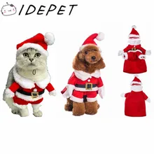 De alta Calidad de Santa Claus Traje de Perro Gato Mascota Abrigo de Invierno ropa de Navidad Ropa de Algodón Ropa para perros ropa para perros 29