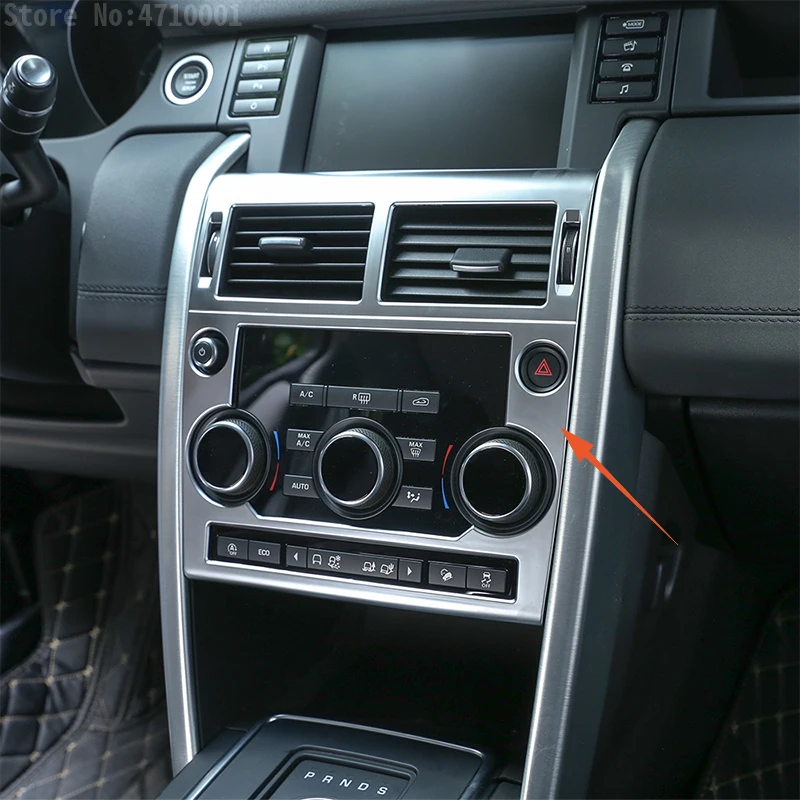 

ABS Chrome Car Center Mode Button Decoration Frame Trim For Land rover Discovery Sport 2015-2018 Auto Accessories