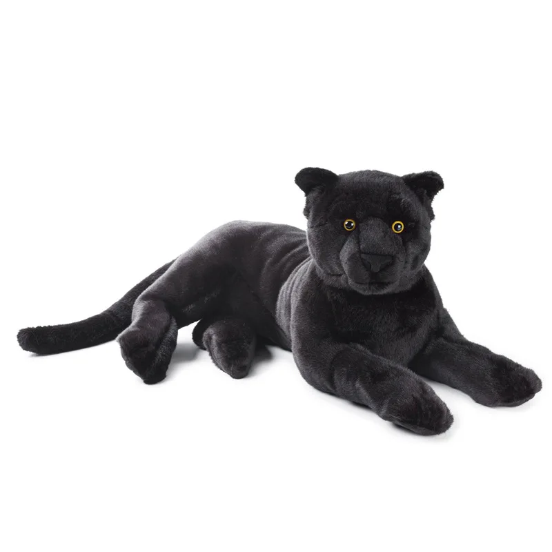 black panther plush doll