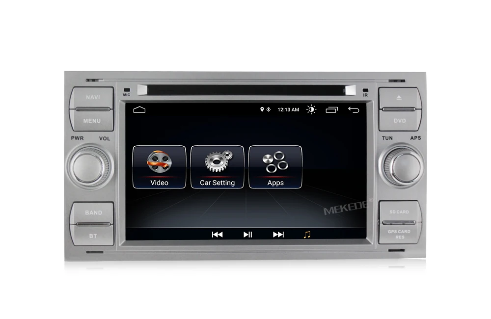 Perfect MEKEDE Pure Android 8.1 Car DVD GPS Navi Player Stereo Radio Audio For Ford Focus 2 Mondeo S C Max Fiesta Galaxy Connect With 22