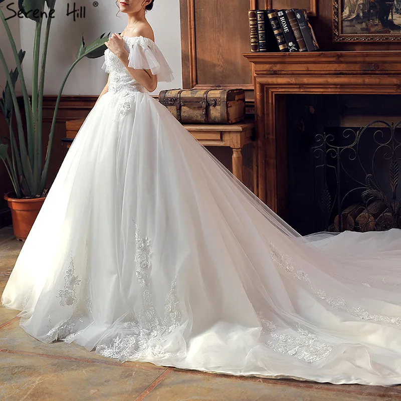 Белое свадебное платье ручной работы с цветами в стиле принцессы 2019 винтажное сексуальное модное высококачественное свадебное
