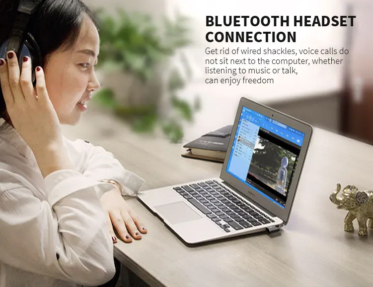Мини USB Bluetooth 4,0 адаптер для компьютера ПК беспроводной аудиоресивер bluetooth-заглушки для Windows 10, 8, 7, Vista XP 32/64