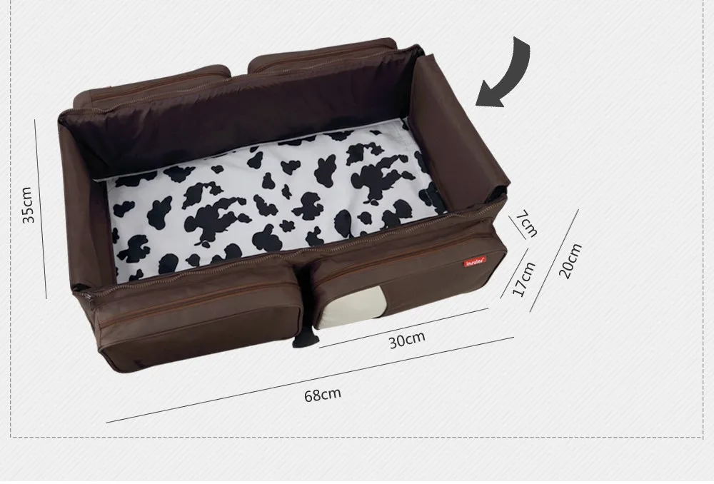Новое поступление, сумка-мессенджер для детских подгузников, портативная детская кроватка, сумки для путешествий, складные детские кроватки