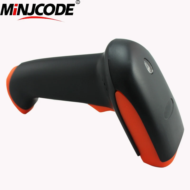 Высокоскоростной сканер штрих кодов MINJCODE 300/сек Ручной 1d CCD Ce/FCC/RoHS считыватель