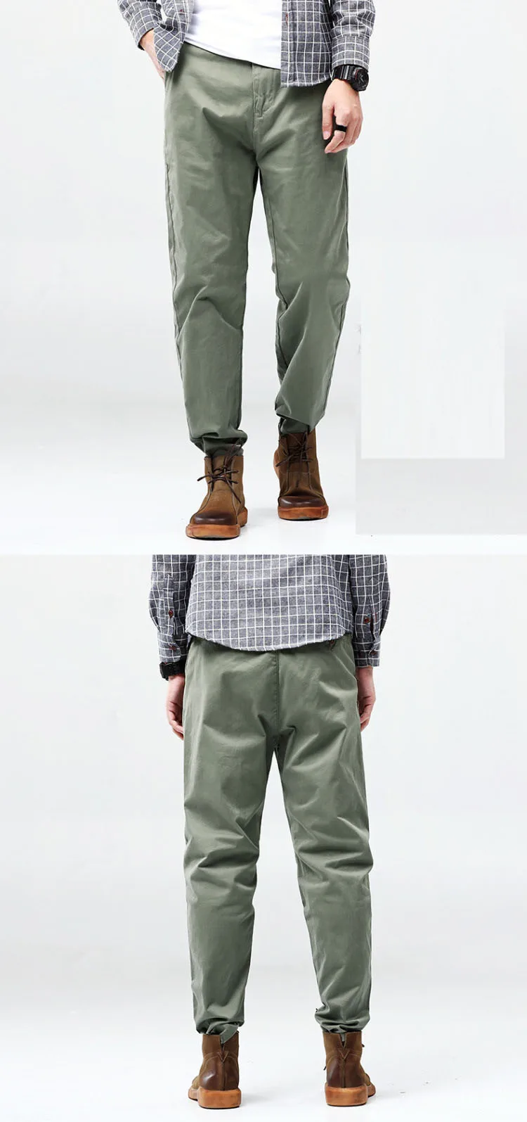 4 Color Casual Pants Men New Spring Business Harem Pants Elastic Trousers Size 30-48
