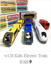 W04 Электрический поезд с дистанционным управлением, 2 секции, магнитная связь, совместимая Игрушечная машина, деревянная дорожка, Белый Поезд гармонии