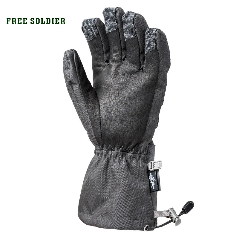 FREE SOLDIER спортивные, ездовые, альпинисткие, рыболовные перчатки износостойкие, утепленные, с водонепроницаемым покрытием Локальная