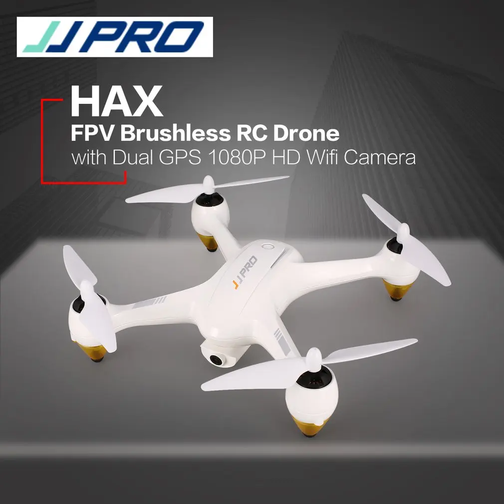 JJPRO X3 HAX Радиоуправляемый Дрон с 1080P HD Wifi Камера 2,4G Dual gps позиционирования FPV Drone бесщеточный Радиоуправляемый Дрон Quadcopter один ключ возврата