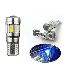 2Pcs T10 W5W 6W 6000K Cars From Canbus Led Light-Emitting Diodes 5630 5730 Independent Led Bulb No Errors Univ era Auto Lamp