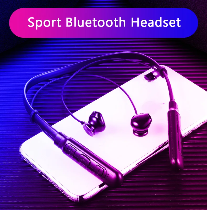 Новые спортивные беспроводные Bluetooth наушники, стерео Bluetooth 4,2, наушники с поддержкой TF карты, наушники с микрофоном для телефона xiaomi