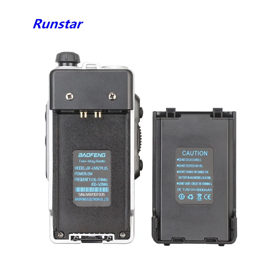 2PCS BaoFeng BF-UVB2 plus transceiver cb radio communicator long-range wireless Portable Walkie Talkie ham radio baofeng B2 plus