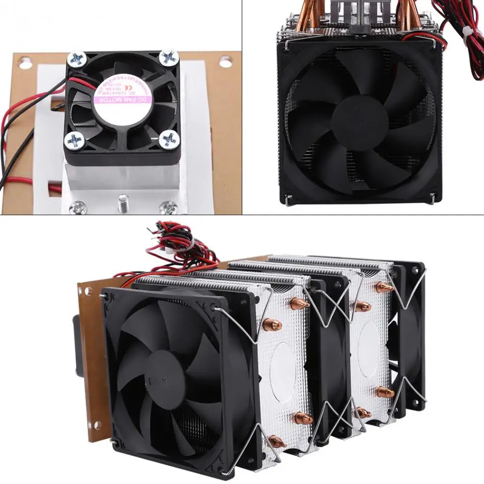 144W Dual-core Semiconductor Refrigeration Peltier Air Cooling Dehumidification Equipment