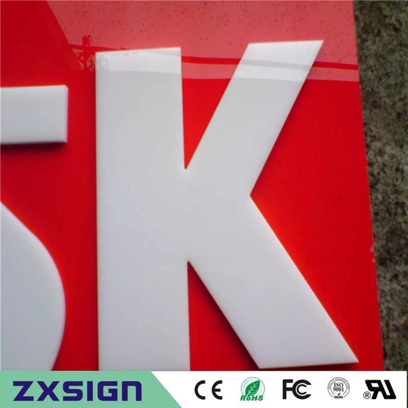 white acrylic letters08