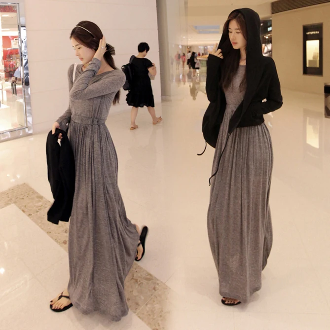 free shipping dress autumn 2014 women female long design one piece