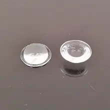 10 шт./лот! 15 мм диаметр оптические светодиодные стеклянные линзы Высота 6 мм плоско-выпуклая форма линзы для высокой мощности Светодиодный светильник DIY