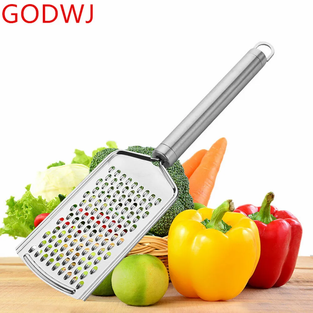 

GODWJ Stainless Steel Potatos Carrots Ginger Onion Grater Manual Shredder Fruit Vegetables Cutter Tool Kitchen Gadgets