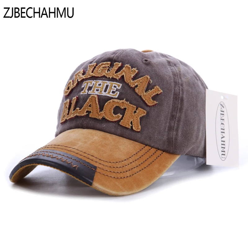 

ZJBECHAHMU Hats Casual Solid Letter Cotton Adjustable Baseball Caps For Men Women Spring Summer Autumn New Hip Hop Snapback Hat