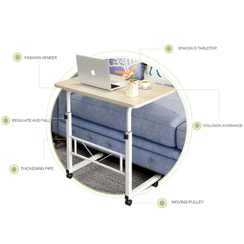 SUFEILE 1PC Laptop table Home office Learn Mobile computer desk Multi-functional Easy lift mobile laptop table D40 SUFEILE 1PC Laptop table Home office Learn Mobile computer desk Multi-functional Easy lift mobile laptop table D40