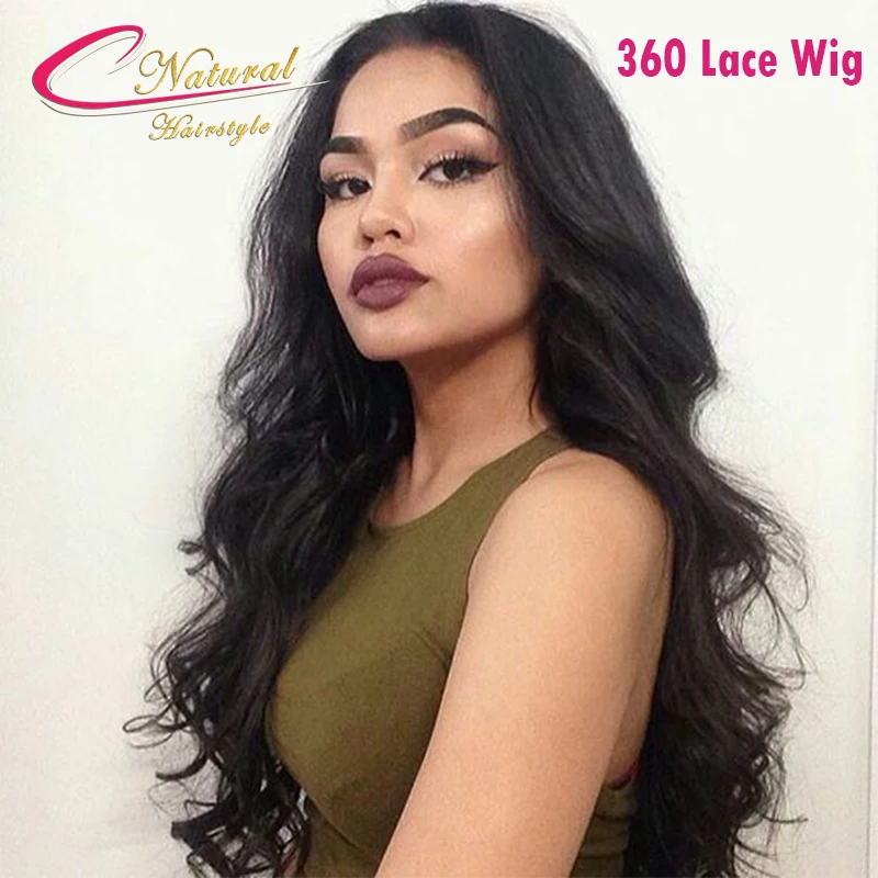 

Top 8A 360 Lace Frontal Wig Peruvian Virgin Hair Thick 150% 180% Density Lace Front Full Lace Human Hair Wigs For Black Women