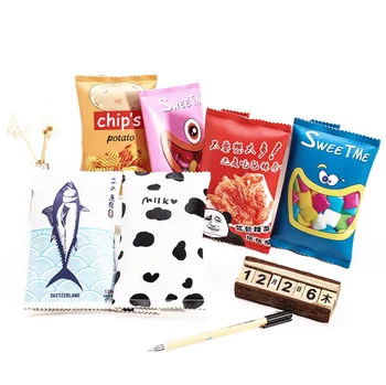 

1 Pcs Kawaii Snack Fish Chip Pencil Case School Supplies Kawaii Stationery Gift School Cute Pencil Bag Pencil Case High Quality