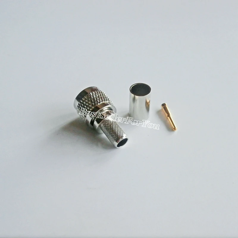 10 шт. MiniUHF мини UHF штекер обжимной для RG 8X RG8X LMR240 кабель RF разъем|plug connector|plug maleplug m |