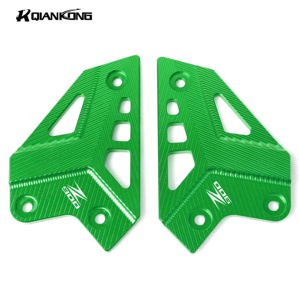 Foot Peg Protector Heel Protective Cover Guard Heel Protective Cover Guard For Kawasaki Z900 2017 LOGO Motorcycle Accessories