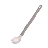 TOAKS Ultralight Titanium Spoon Long Handle Spork with Polished Bowl 215mm ► Photo 3/5