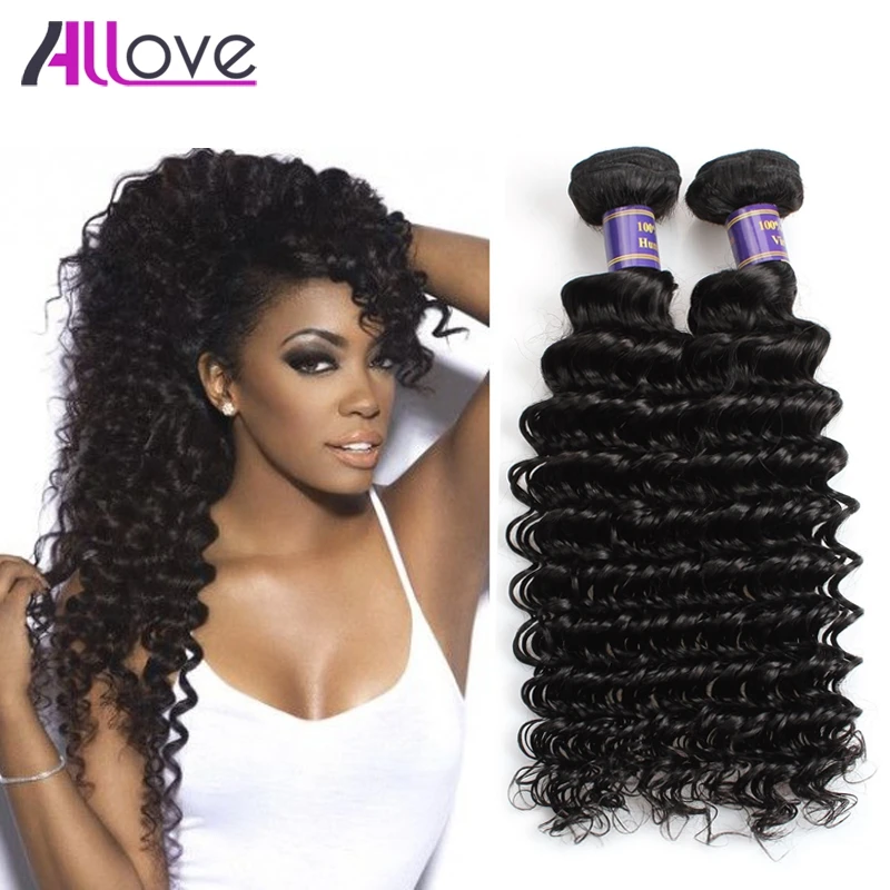 

Unprocessed 7A Malaysian Virgin Deep Wave Human Hair Weave 3Bundles Cheap Virgin Malaysian   Deep Wave Human Hair Extensions