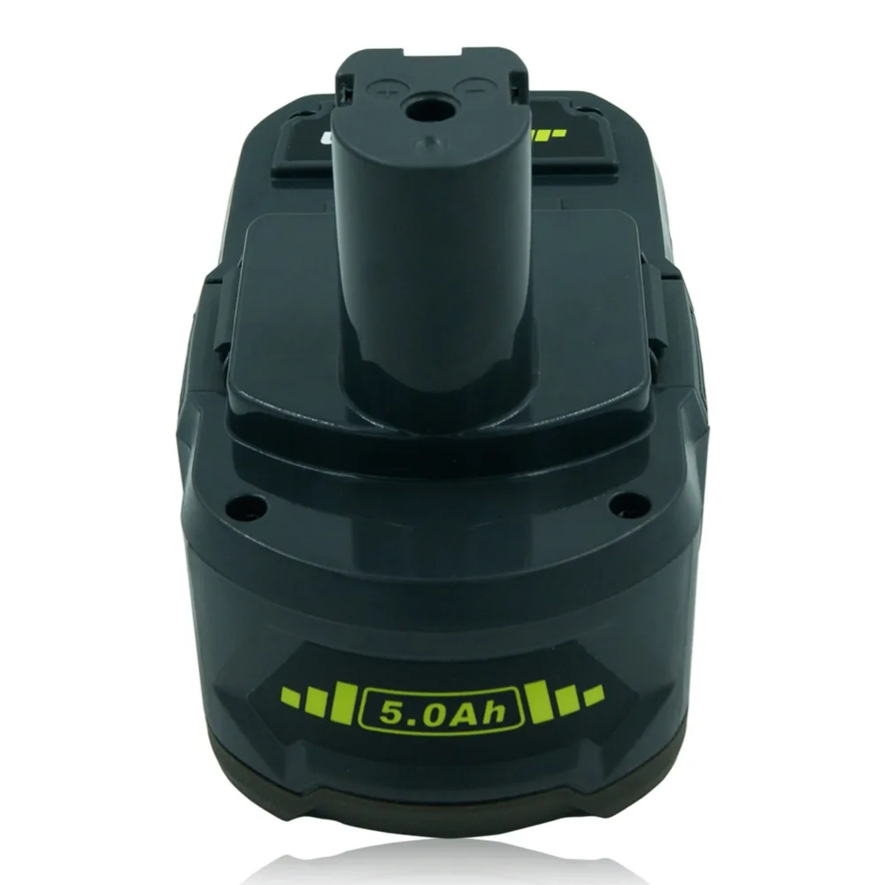 2 упаковки 18 в 5.0Ah литиевая аккумуляторная батарея для Ryobi RB18L40 RB18L50 один плюс Электроинструмент дрель батареи