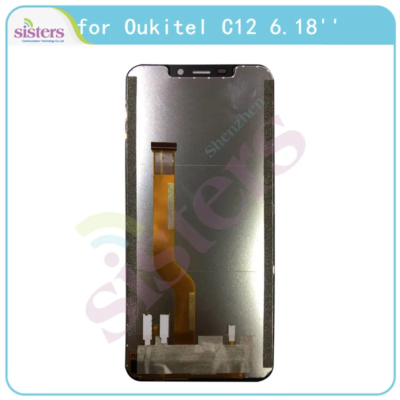 LCD Screen for Oukitel C12 LCD Display Touch Screen Digitizer For Oukitel C12 LCD Assembly Phone Replacement Original Tested Top (1)