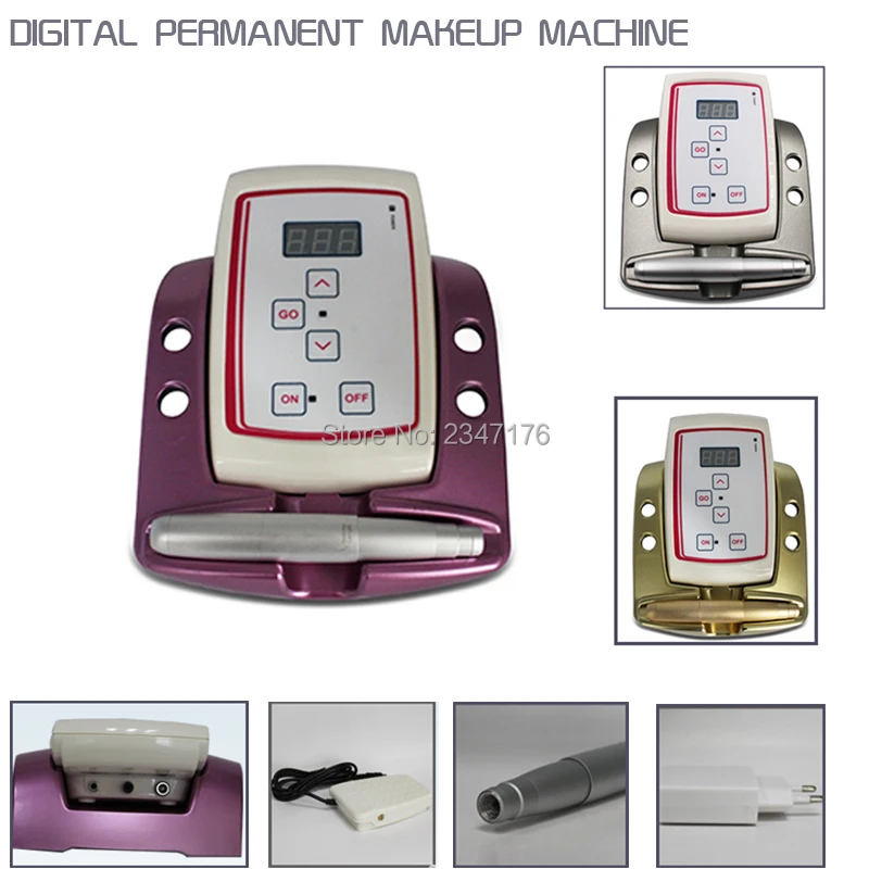 

Micropigmentation Device For Permanent Makeup Eyebrow machine With Digital Control Panel Makeup Eyebrow Lips Tattoo Machine kit
