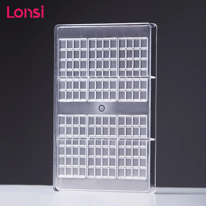 

LONSI Chocolate Bar Maker Injection Hard PC Candy Mould Polycarbonate Break Apart Bar Chocolate Mold