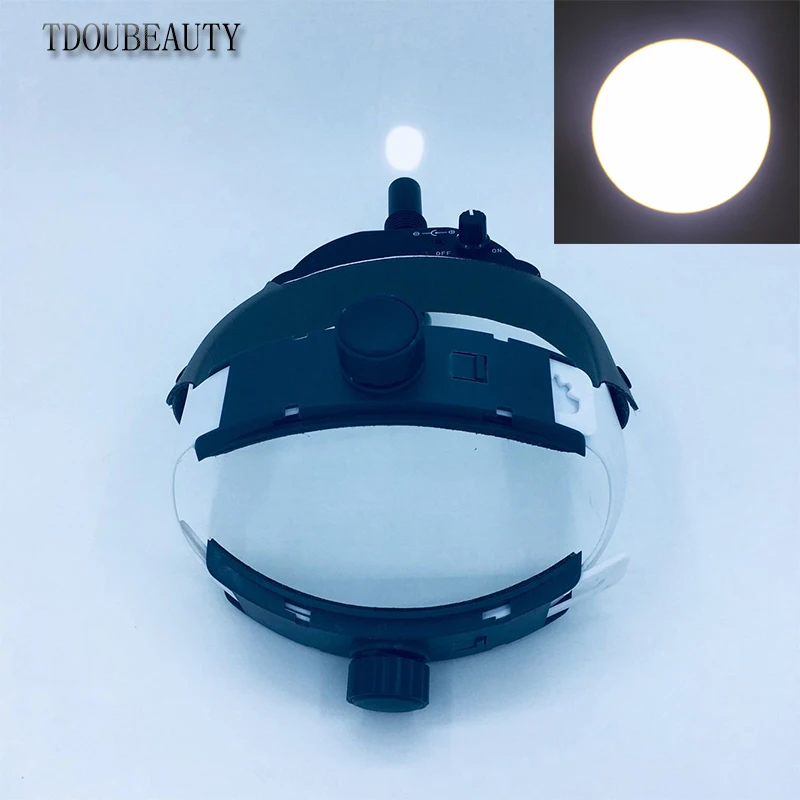 3 Вт медицинский хирургический светодиодный налобный фонарь, беспроводная Встроенная система зарядки для стоматологических, домашних животных, больниц