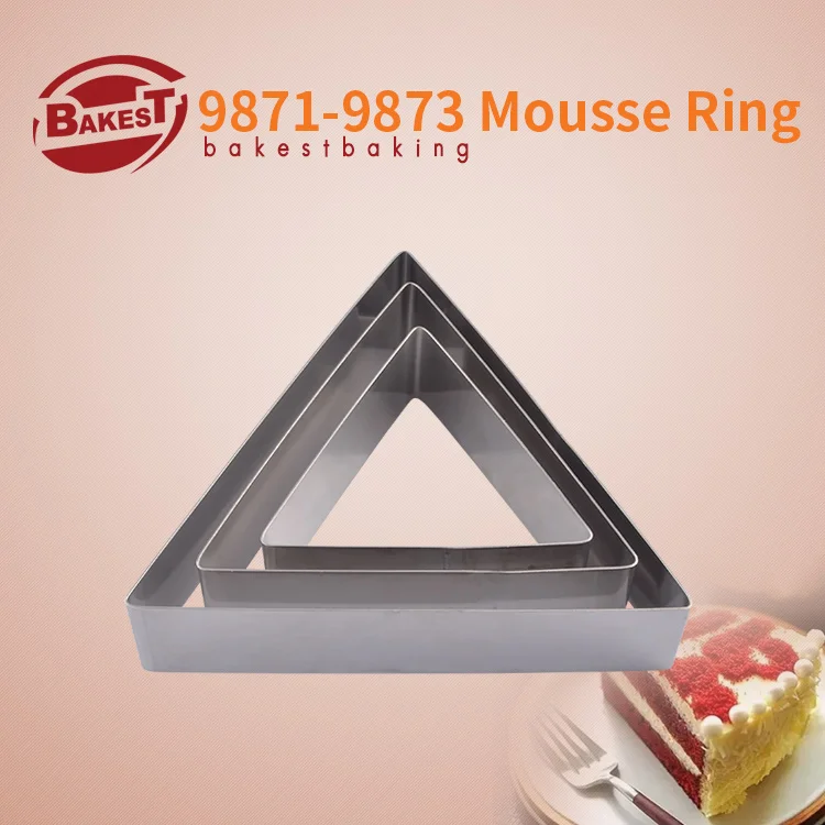 

BAKEST Mousse Rings Cute Cake Cutters Stainless Steel Mousse Cake Tools