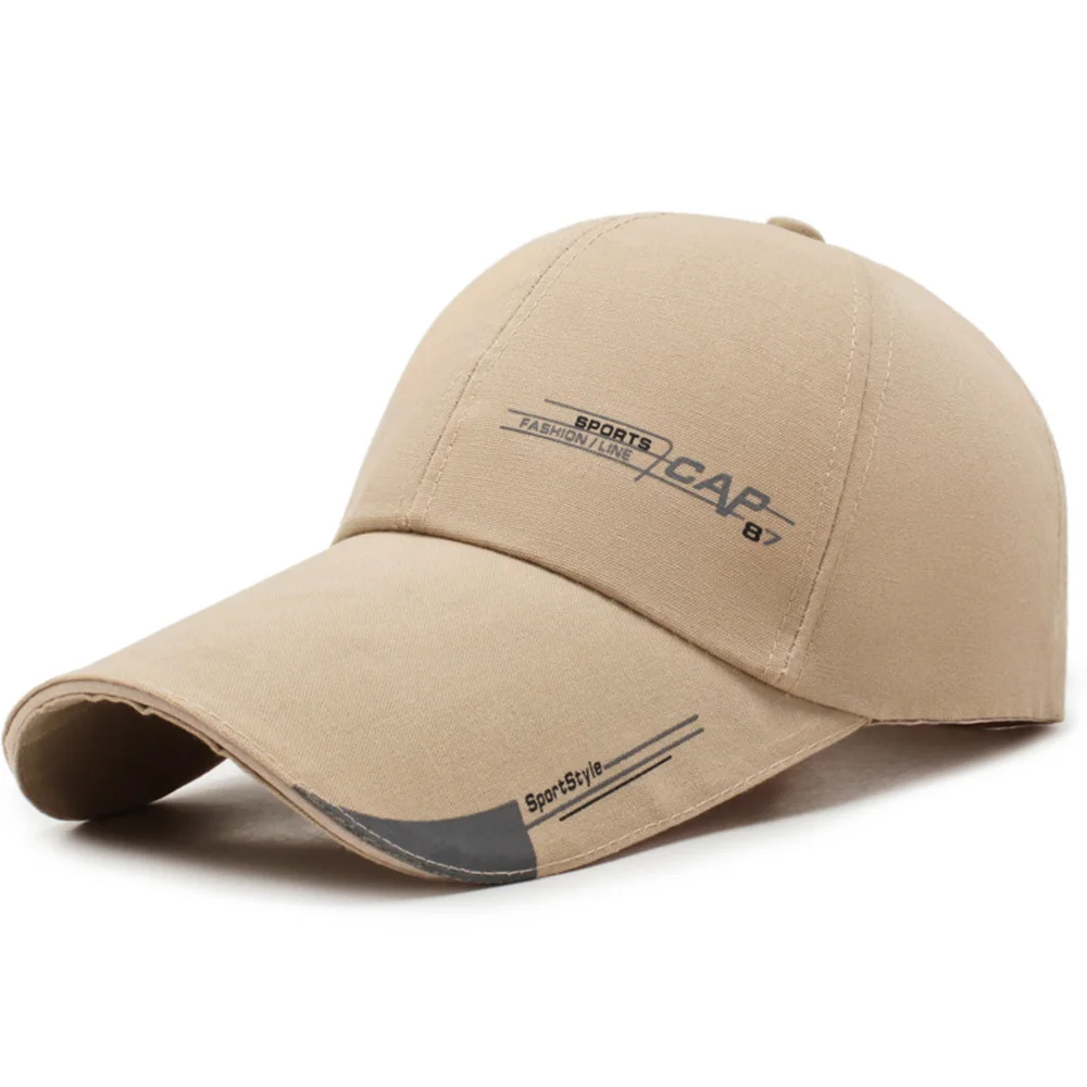 

Casual Baseball Caps Men Women Hats Letters Prints Cotton Canvas Long Curved Sun Visor Sunhat Solid Color Hip Hop Caps One Size