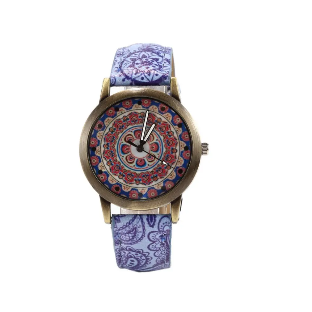 

Women watches Lady Imitation Porcelain Retro Strap Digital Dial belt Quartz Simulation Watch relogio feminino Ladies