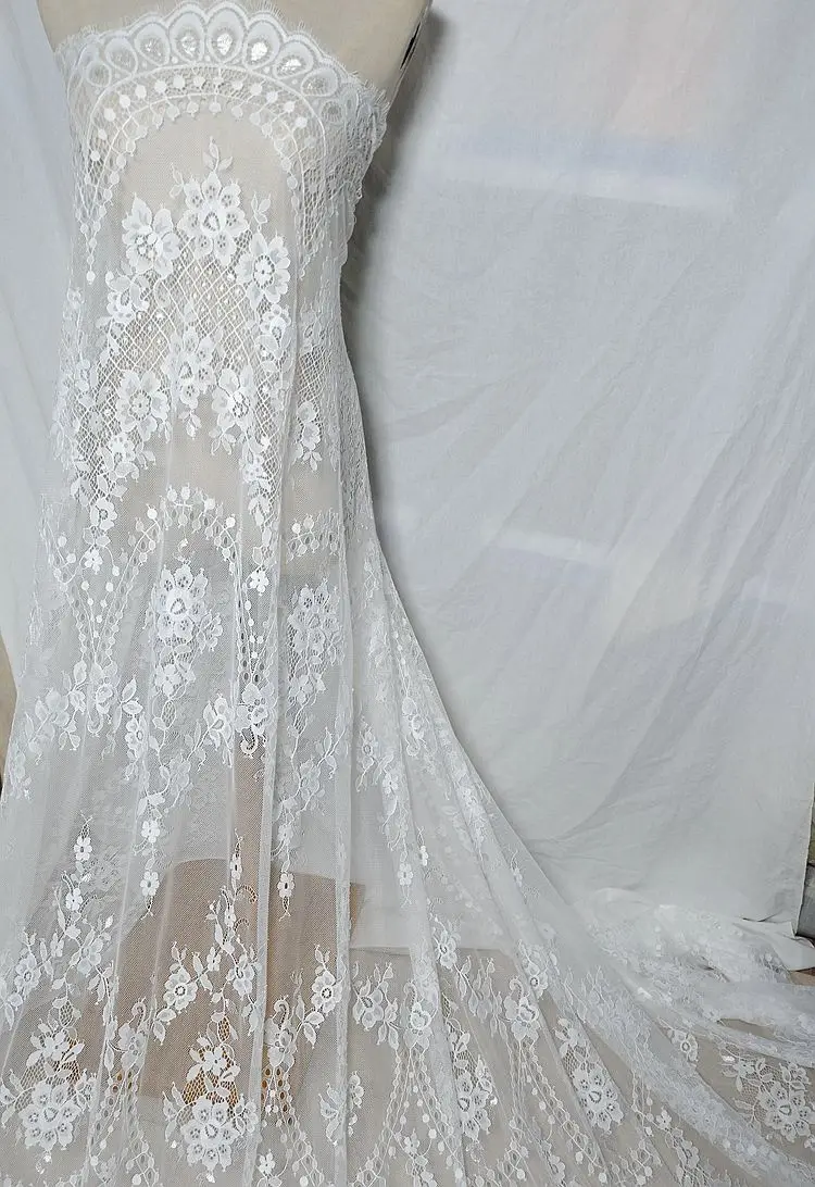 150 см Широкий ресниц кружевной ткани вышитые DIY одежды свадебное платье Таблица аксессуары с национальными флагами