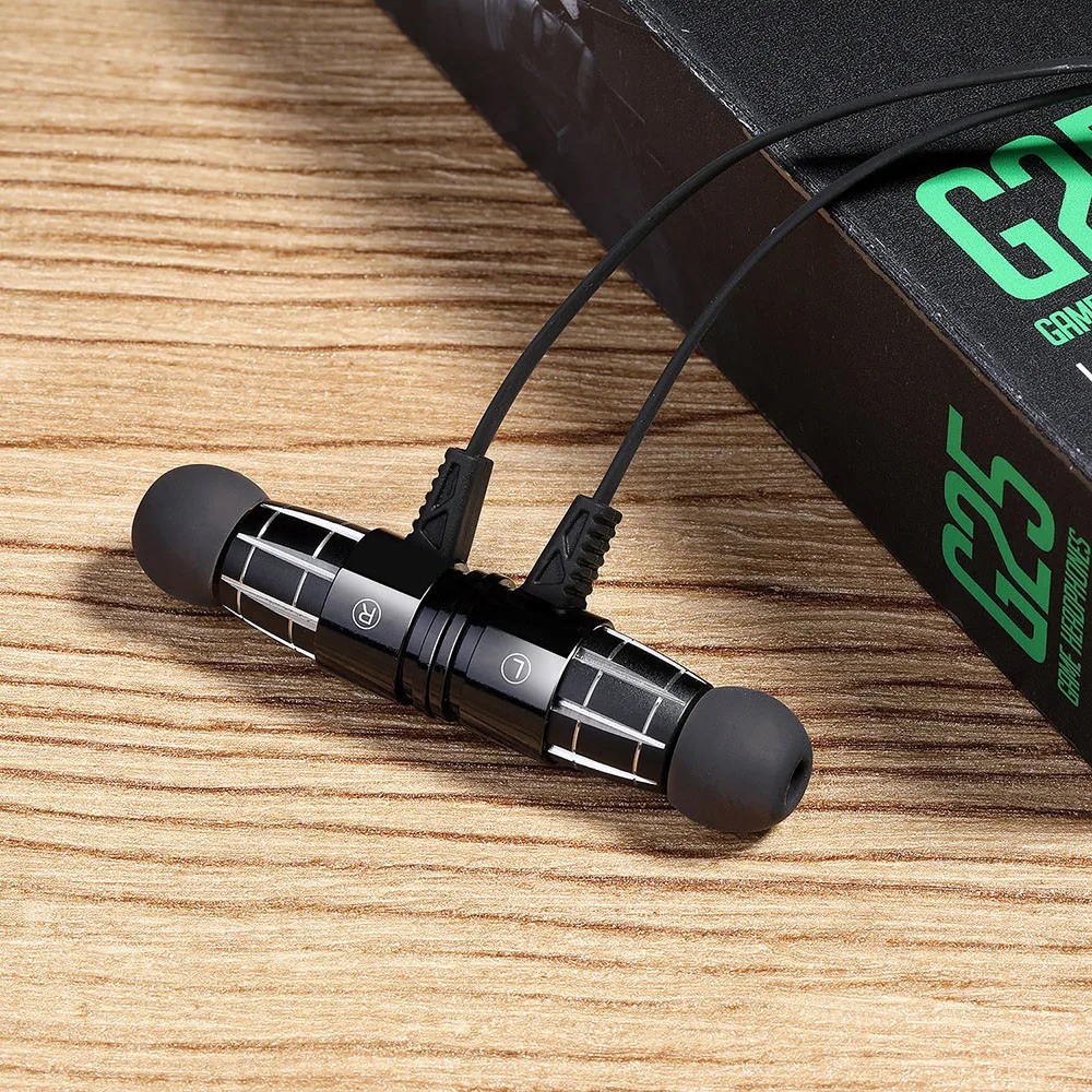 PLEXTONE G25 In-ear Gaming Earphones Stereo Headset Magnetic With Mic Wired Bass Earbuds for Computer Phone Sport (13)