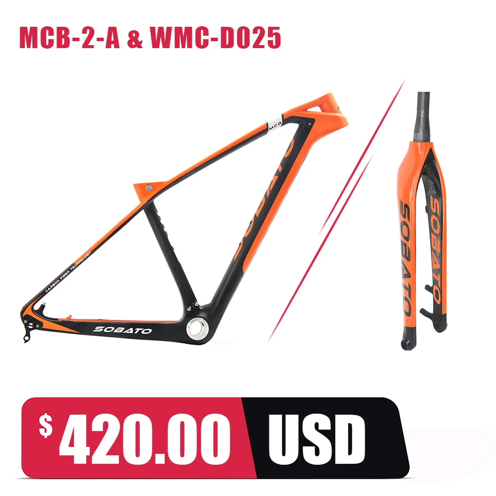 

T800 carbon mtb frame 27.5er mtb carbon frame 27.5 carbon mountain bike frame frok