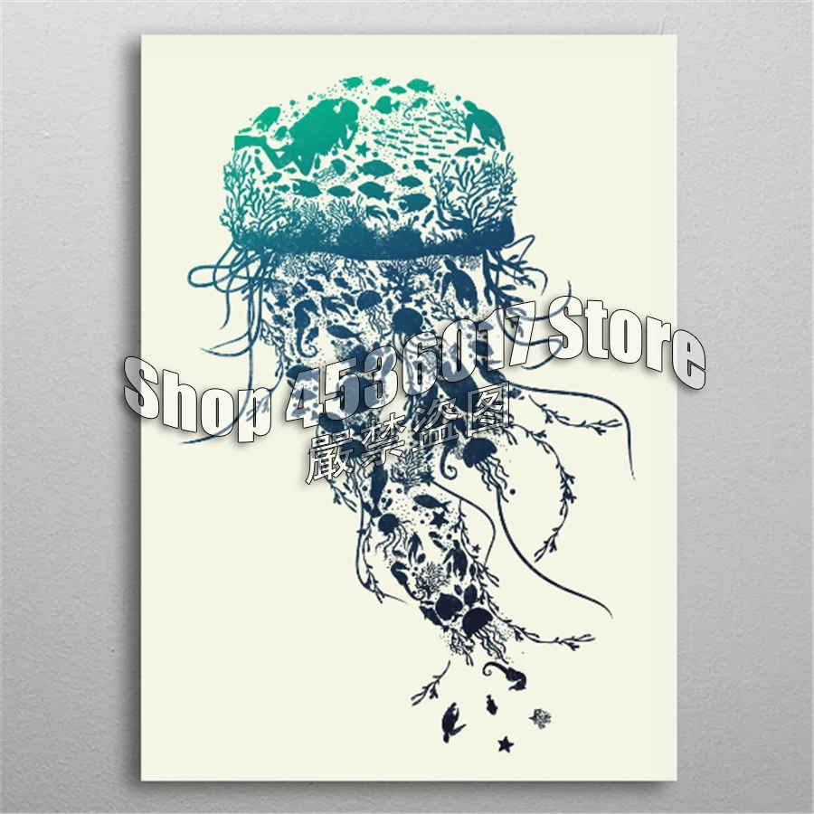 

5D DIY Diamond Painting Full Diamond Embroidery Cartoon Save the Sea Diamond Mosaic Cross Stitch Set Home Decor Arts & Crafts