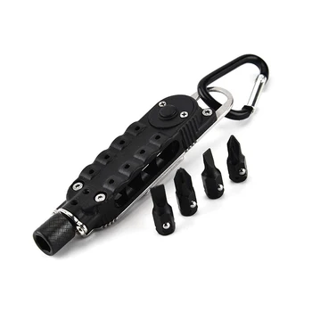

Multi-Function Small Screwdriver Set Mini EDC Tool Key-Shaped Slotted Screwdriver Keychain Pocket Repair Tool Survival Equipment