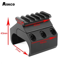 Askco тактический фонарь для охоты конвертер адаптер 20 мм Picatinny база для рейки лазерный прицел База крепление фонарика содержание стрелкового оружия