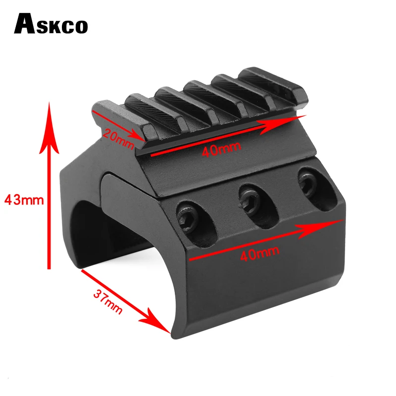 Askco тактический фонарь для охоты конвертер адаптер 20 мм Picatinny база для рейки лазерный прицел База крепление фонарика содержание