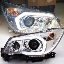 2013- год для Subaru для Forester светодиодный головной свет с проектором объектив хромированный корпус PW