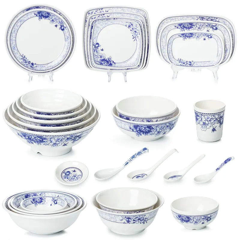 

Home Supplies Kitchen Plants Flower Patterns Melamine Plates Steak Plates/Food Fruit Plates Plastic Dessert Plates Storage Dish